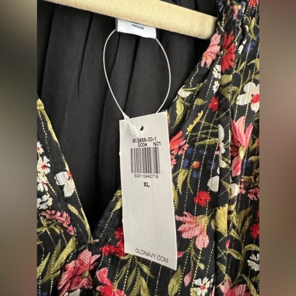 Old Navy Waist-Defined Shine Mini Dress new with tags size xl - Picture 2 of 5